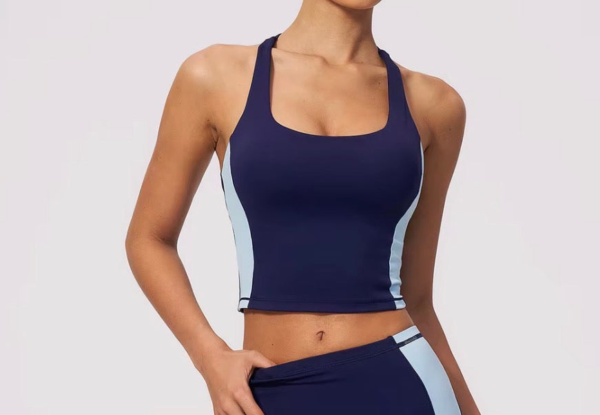 Navy Colorblock Tank