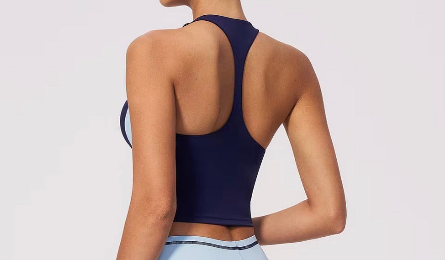 Navy Colorblock Tank