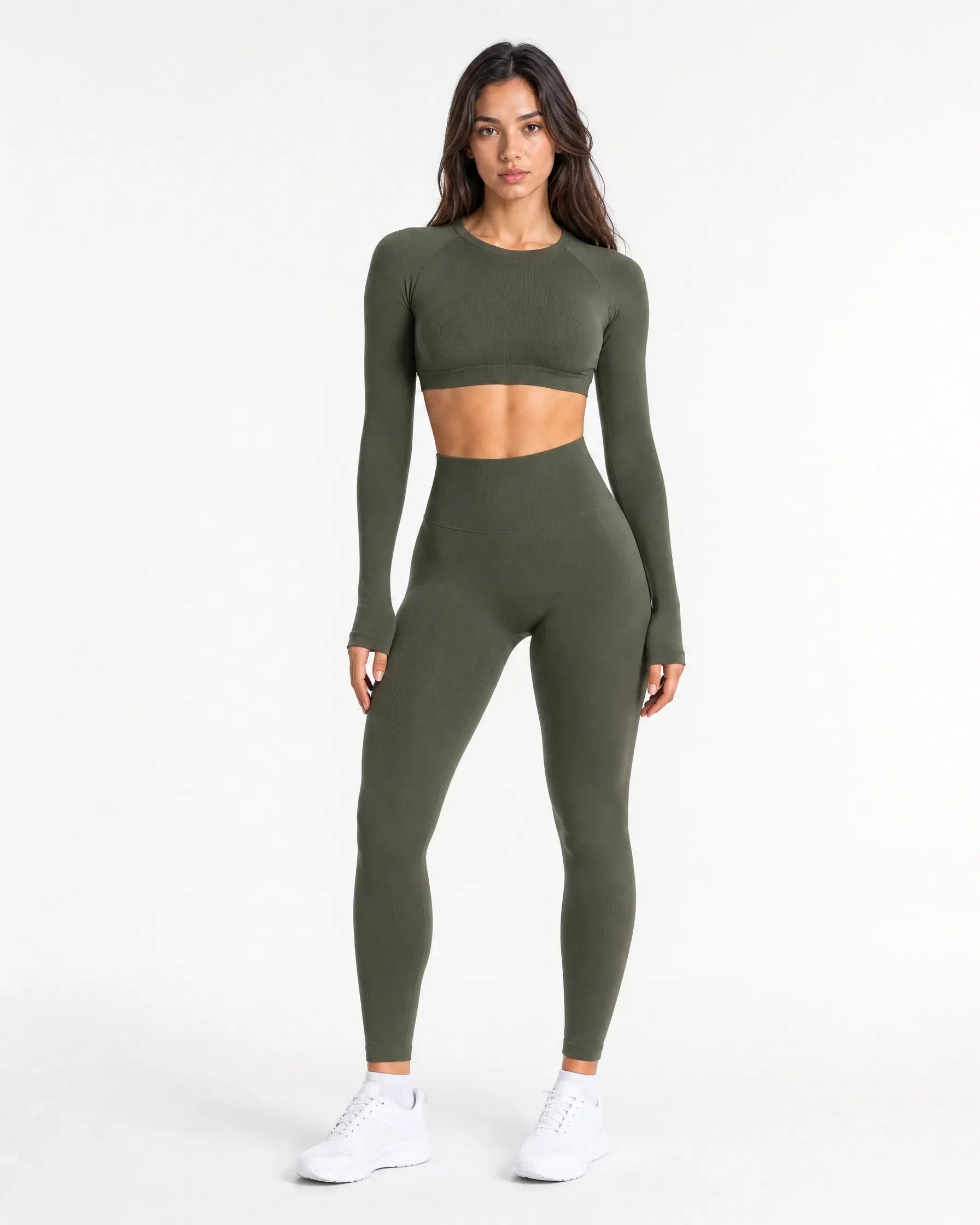 Balance Set — seamless two piece compression set, alternate view