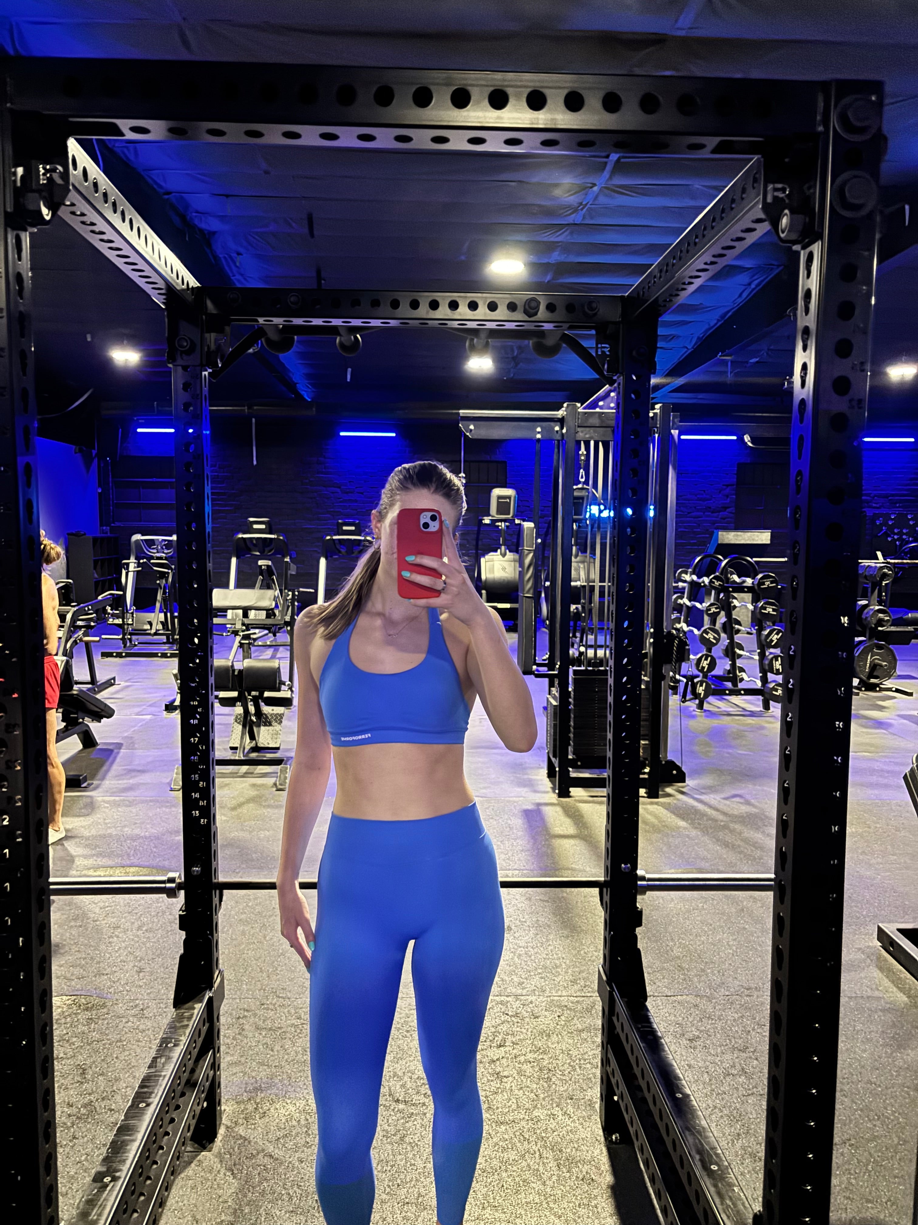 Sculpt Set — halter bra with open back and matching high rise leggings
