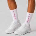Ferro FORME Crew Socks — cushioned ribbed crew socks, front view