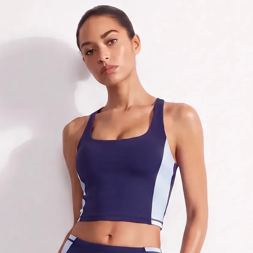 Navy Colorblock Tank