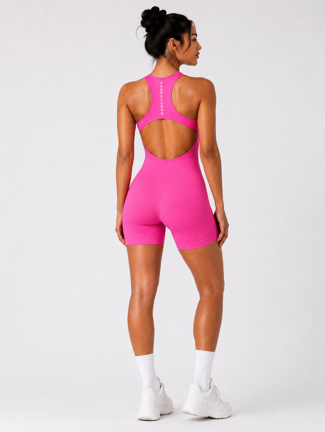 Sculpt One Piece Set — seamless compression one piece in bold colorway