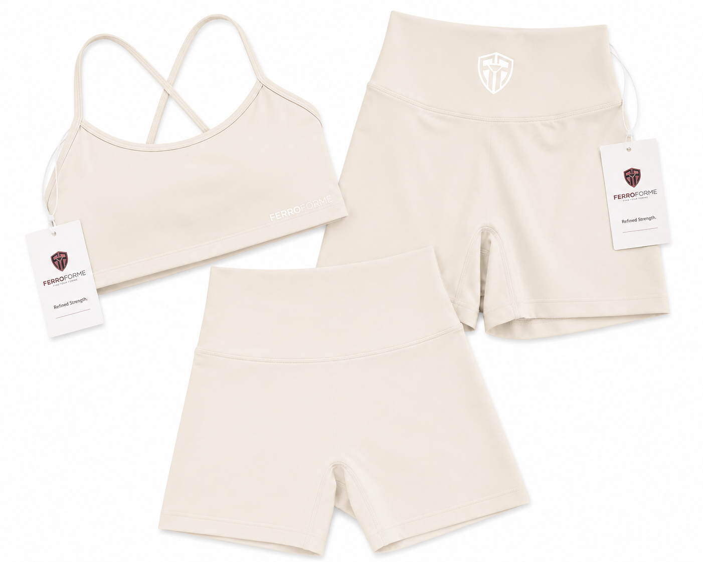 Naked Set — high waist short and bra pairing