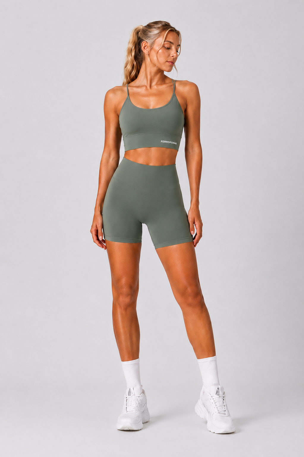 Naked Set — buttery soft two piece set, side view