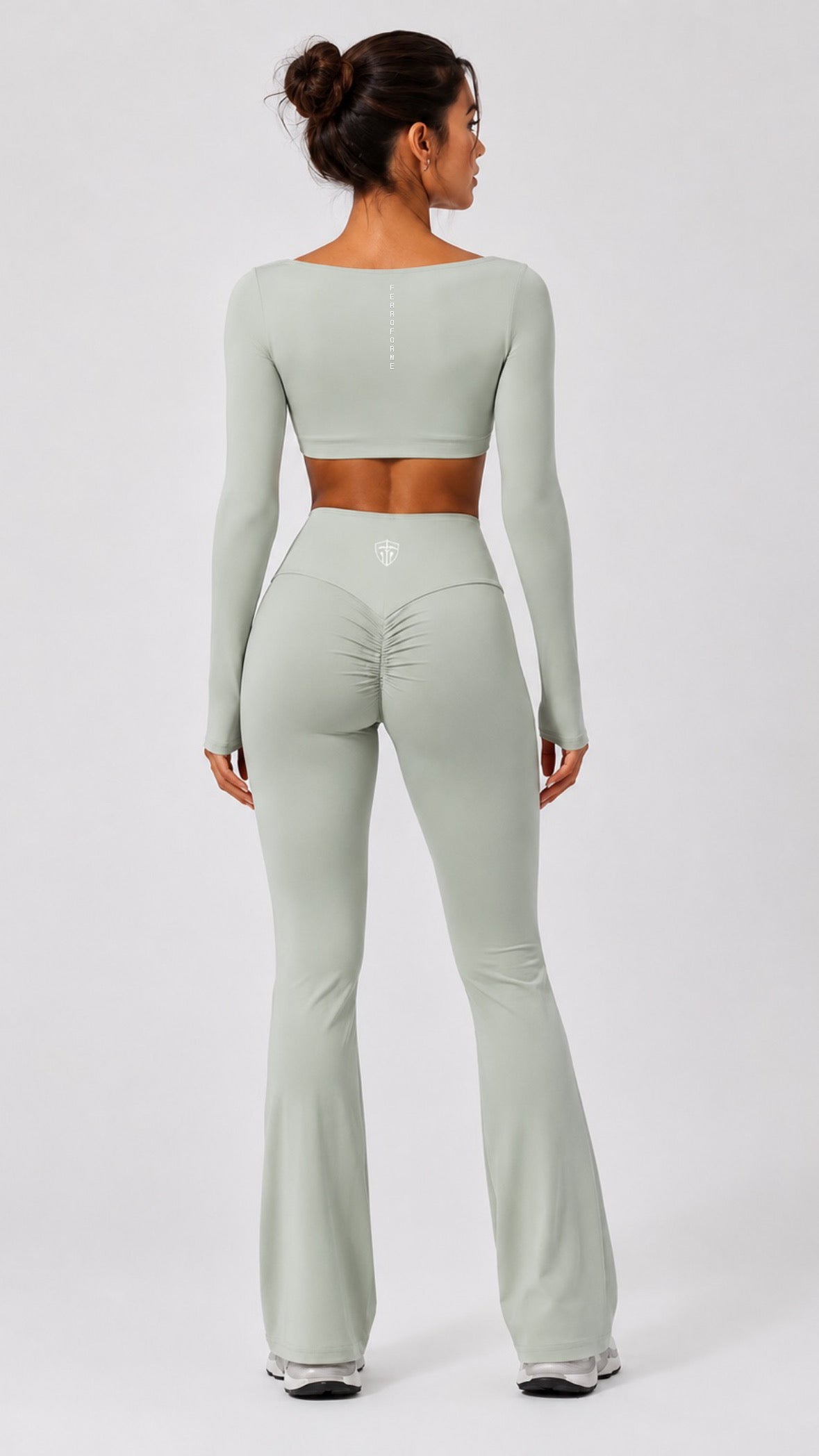 Buttery Yoga Set — flared legging detail