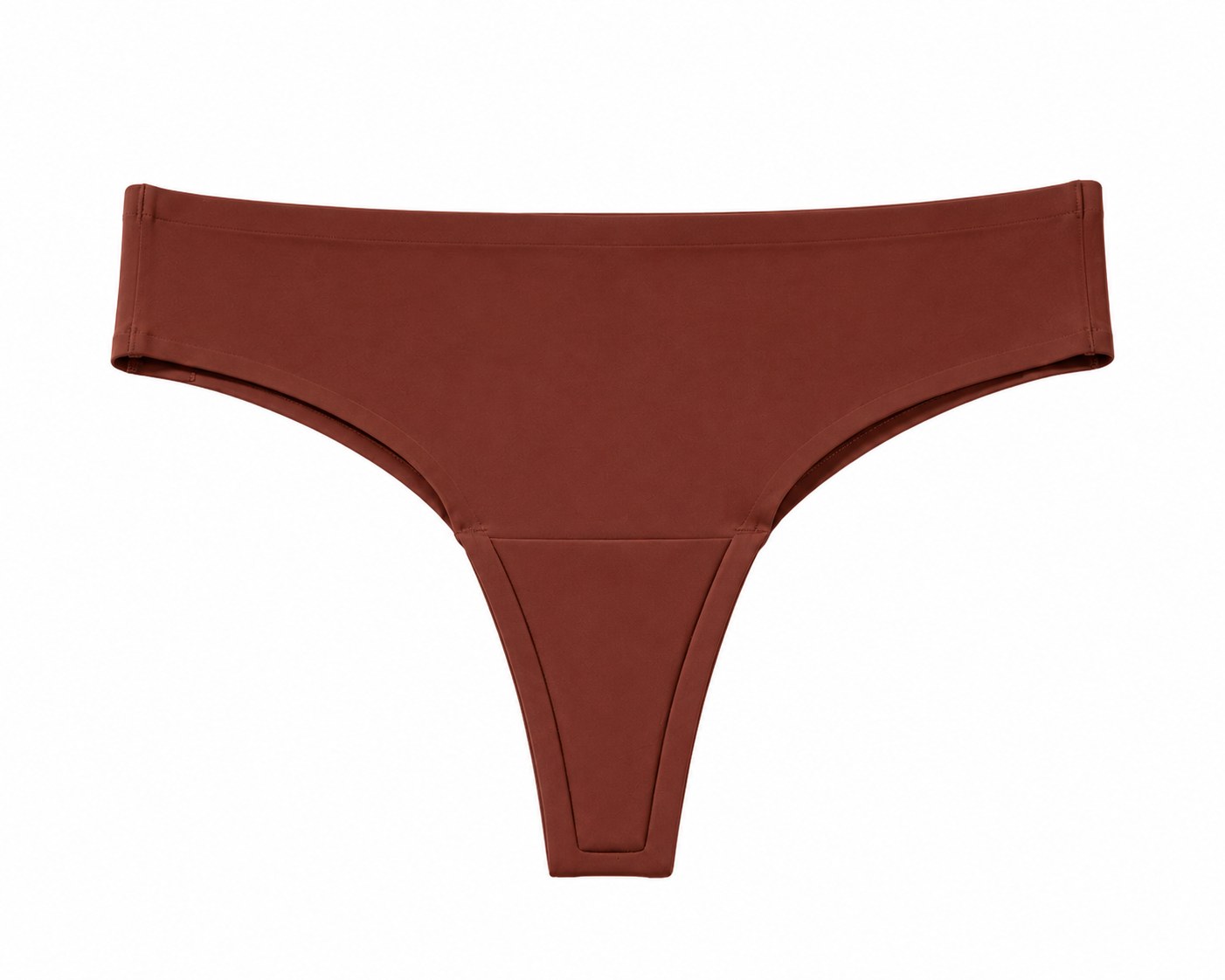 No Show Seamless High-Waist Thong — no visible lines under activewear