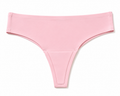 No Show Seamless High-Waist Thong — soft nylon-cotton seamless thong