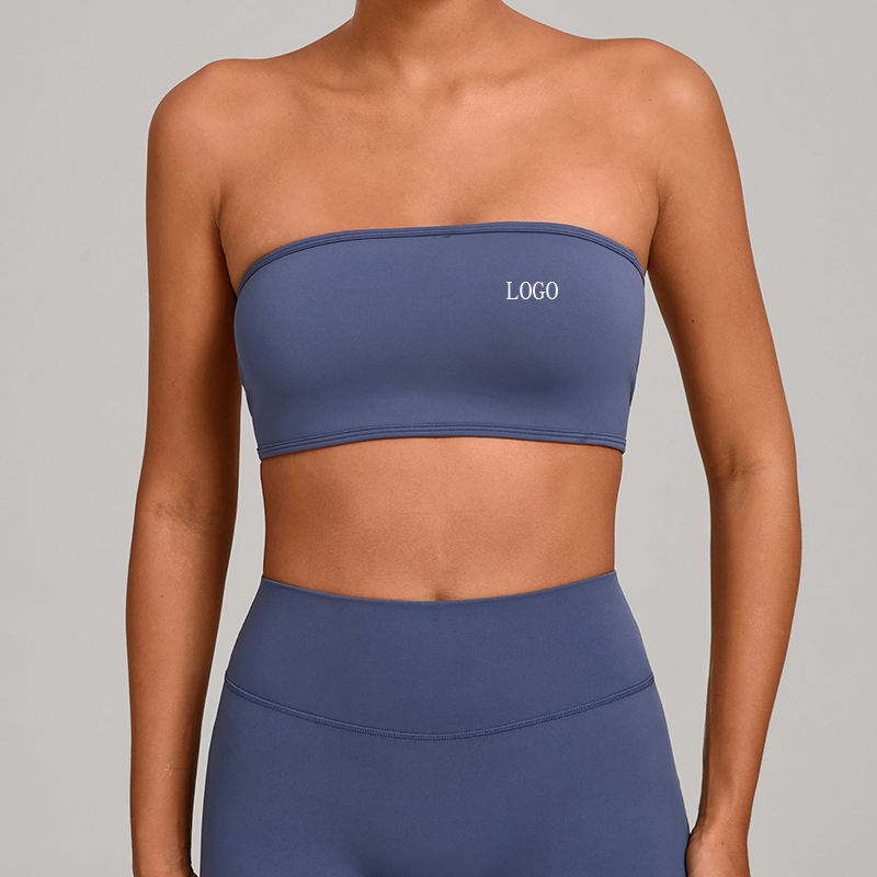 Bare Strapless Pilates Sports Bra - front view