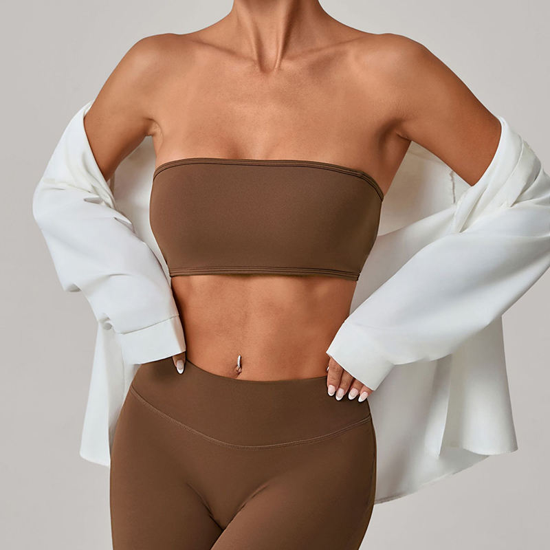 Bare Strapless Pilates Sports Bra - back view